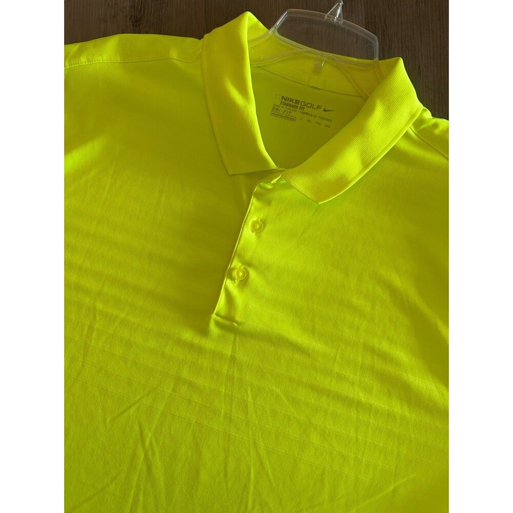Nike GOLF DRI-FIT Polo Men's SIZE XXL COLOR LEMON YELLOW